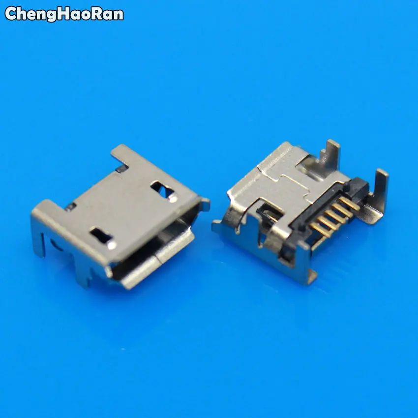 

ChengHaoRan 5-50pcs Micro USB B Type Female Socket Connector Micro USB Jack Connector 5 pin Charging Socket