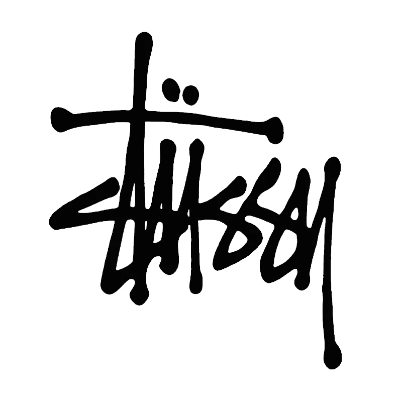 Автомобильная наклейка виниловая 3D Художественная ручка слова Stussy логотип для