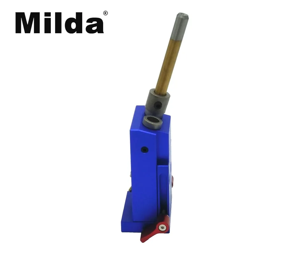 Tanie Milda zestaw do wiercenia otworów kieszeniowych System do wykonane z drewna ing stolarka + wiertło stopniowe i akcesoria Mini Kreg Style wykonane z drewna zestaw narzędzi