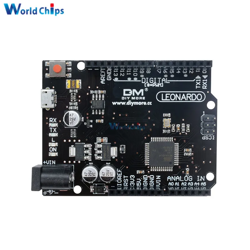 ATMEGA32U4 AU Leonardo R3 модуль для Arduino макетная плата Pro Micro USB 3 В 5 в 16 МГц PWM канальный