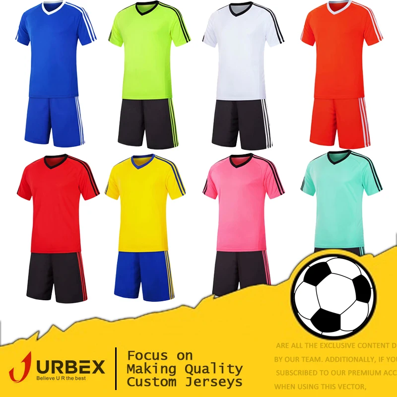 

URBEX Custom Soccer Jerseys Personalize Football Shirt Blank Plain Soccer Set DIY Your Own Team Kit Customize Uniforms FLD1044