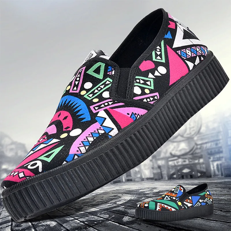 

New canvas casual breathable, light and wearable flat-heeled candy-colored baskets femme