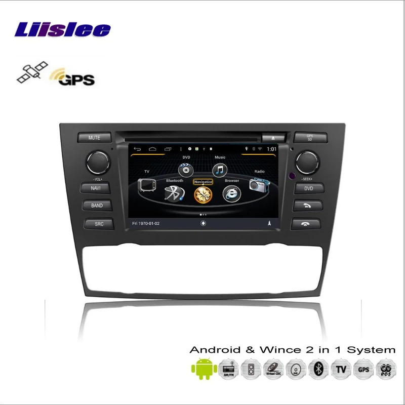Cheap Liislee Car Android Multimedia For BMW 1 E88 E81 E82 2007~2013 Radio CD DVD Player GPS Navi Navigation Audio Video Stereo System 3