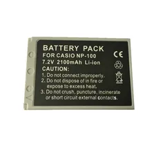 CNP-100 CNP100 NP100 CNP100 Digital Camera Battery CNP-100 For Casio EXILIM Pro EX-F1 DS260 FinePix MX-600