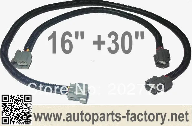 

longyue 2set for HONDA O2 Oxygen EXTENSION HARNESS kit ACURA 4 WIRE SENSOR CIVIC INTEGRA PRELUDE CRX