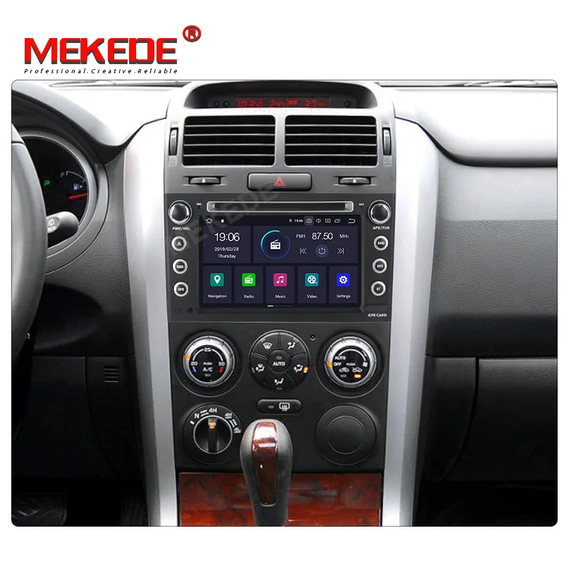 Автомобильный DVD плеер HD 2DIN DSP IPS Android 9 0 4G GPS 2 DIN для SUZUKI GRAND VITARA 2007 2013 радио стерео