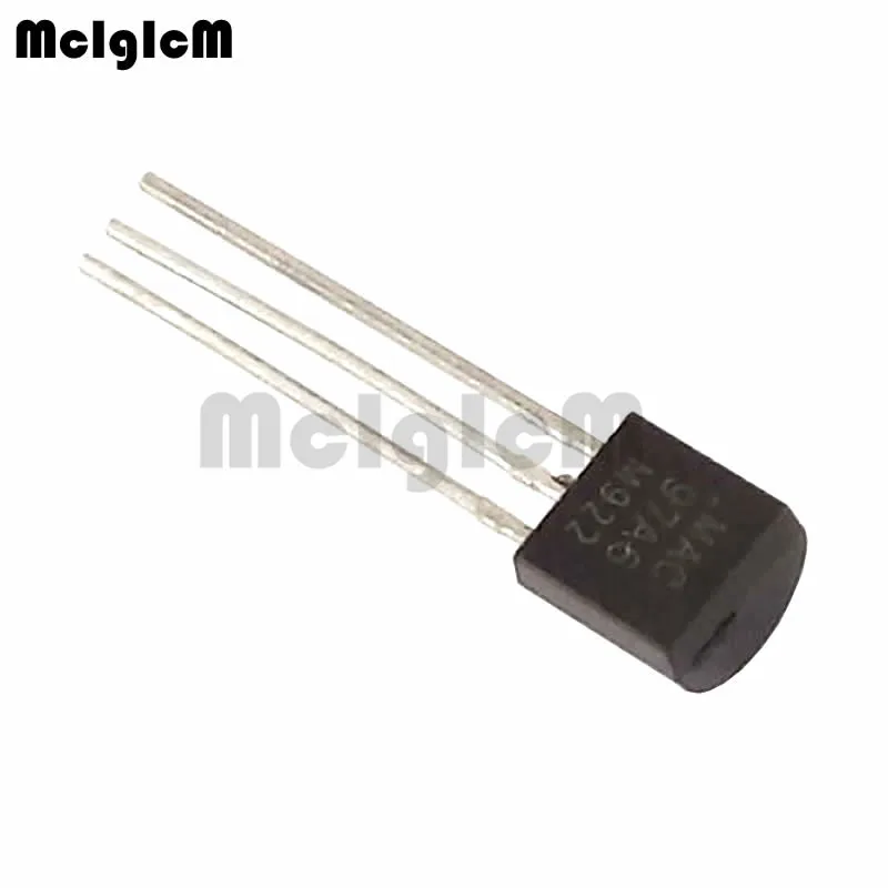 

MCIGICM 50pcs MAC97A6 400V 600mA silicon controlled switch TO-92 rectifier diode Thyristor