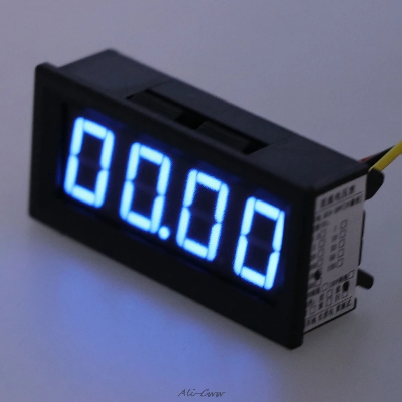 

DC 0-99.99V 100V 4bit Digital Voltmeter Voltage Volt 0.56inch Panel Meter Gauge