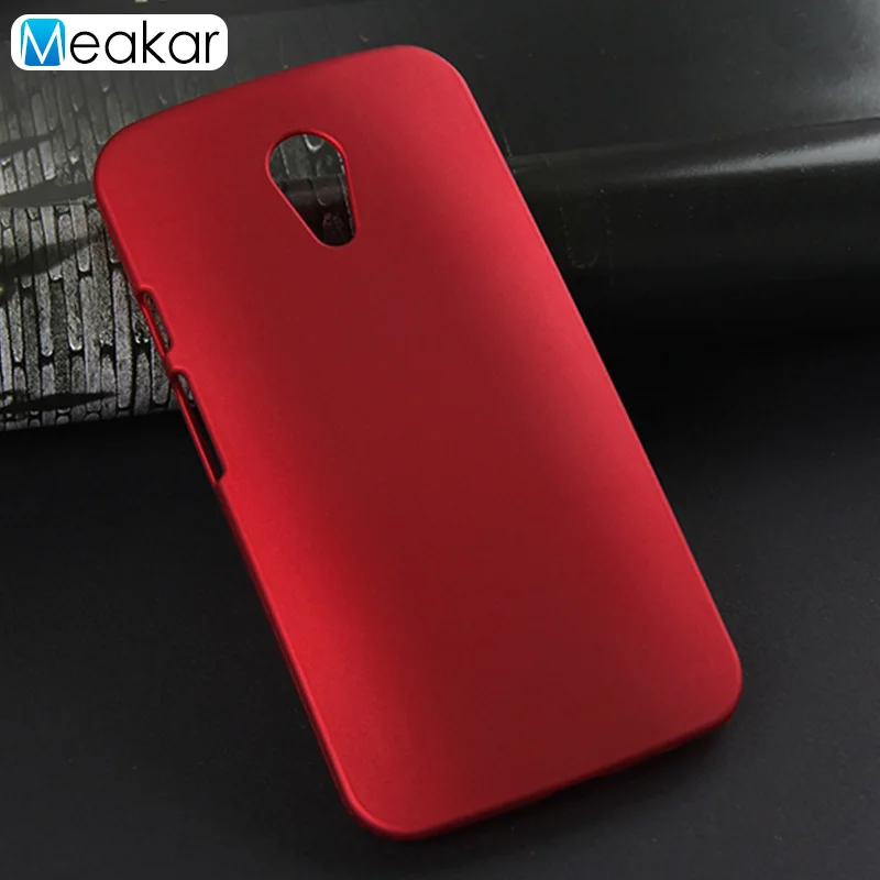 Матовый пластиковый Coque чехол 5.0For Moto G2 чехол для Motorola Moto G2 Xt1068 Xt1063 Xt1069 чехол для телефона - Цвет: red