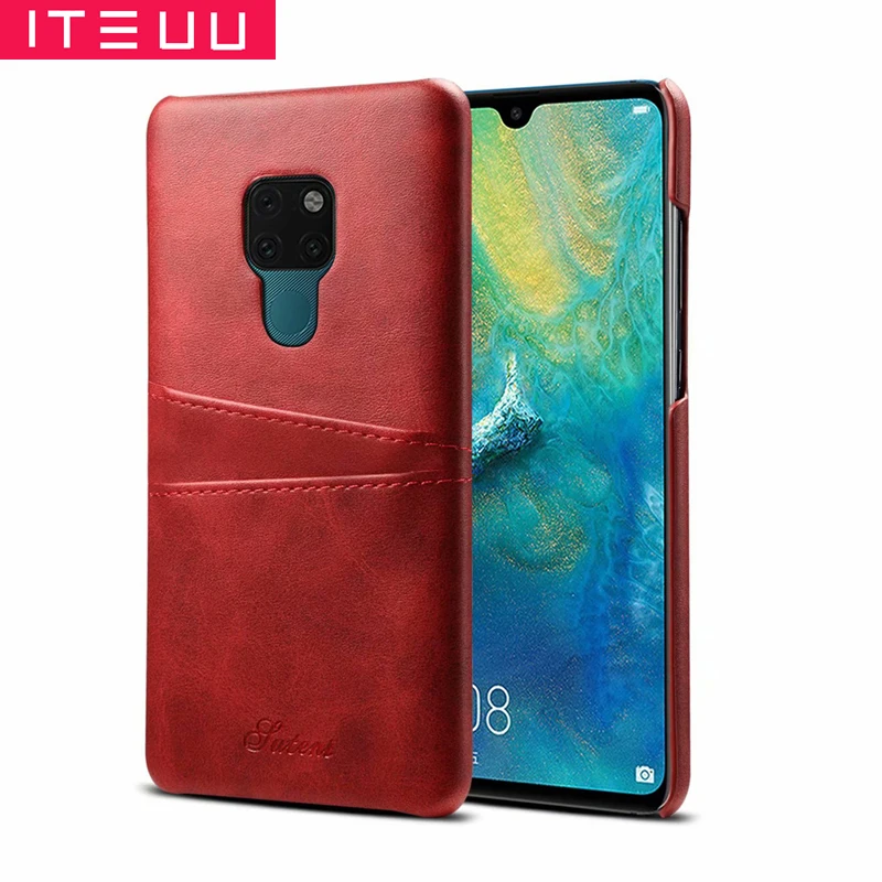 ITEUU MATE20 Mate20Pro ретро кожаный чехол для Huawei Mate 20 Pro слот карт Роскошный задней
