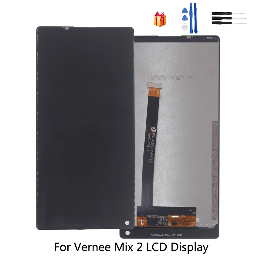 

Original For Vernee Mix 2 LCD Display Touch Screen Digitizer Assembly Repair Parts For Vernee Mix 2 LCD Display Screen FreeTools