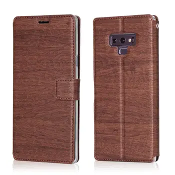 

20pcs/lot Ultra-thin tree voltage 2 card PU leather phone case cover for samsung galaxy Note 8 9 pouch cover case