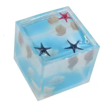 

50mm Clear Square Jewelry DIY Silicone Making Mold Tool for Polymer Clay, Crafting, Resin Epoxy, Jewelry Making