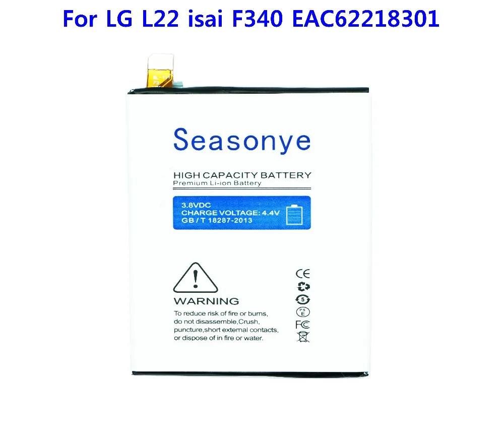 Seasonye 2500mAh / 9.50Wh BL-T11 BLT11 BL T11 телефонный Сменный аккумулятор для LG L22 isai F340 EAC62218301 |