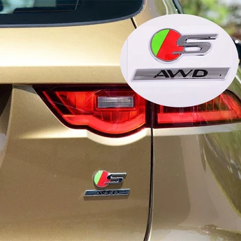 

Car AWD S Type AWD Fender Rear Lid Truck Boot Emblem Badge Sticker For Jaguar XF XE XJL F-PACE Accessories