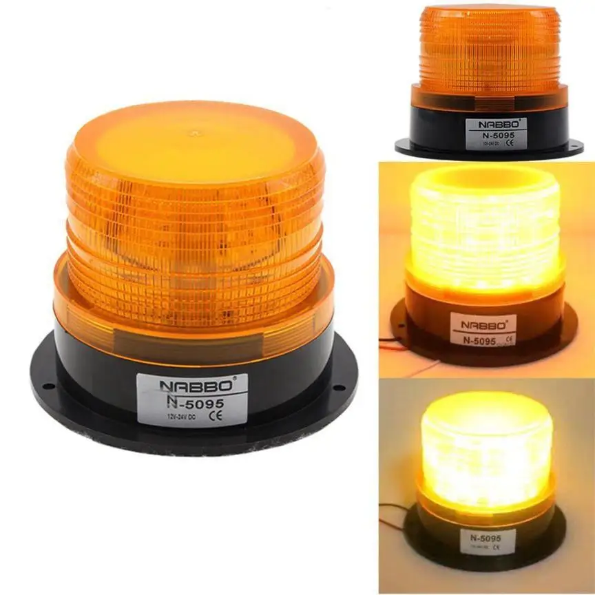 

Franchise LED Car Warning Light Emergency Strobe Light Bulb Amber Flashing Strobe Beacon 12V-24V Super bright LED #0430