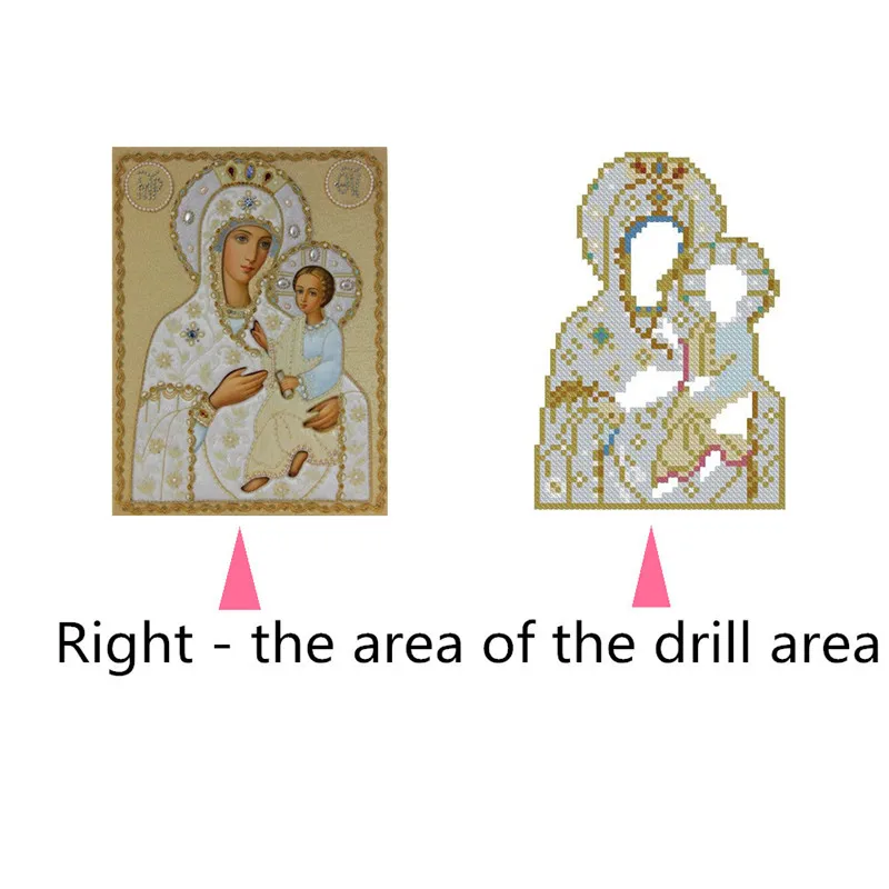 Религия 5D Diy Алмазная вышивка крестиком Святая Мать Стразы алмазные Стразы алмазное сверло для вышивки подарок