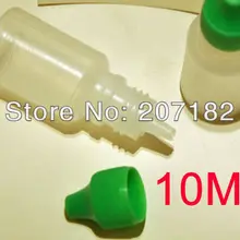 500 шт/партия) 10 мл ПЭТ прозрачный корпус+ Зеленая кнопка бутылка жидкости, бутылка эфирного масла, пластиковая бутылка, бутылка капельницы