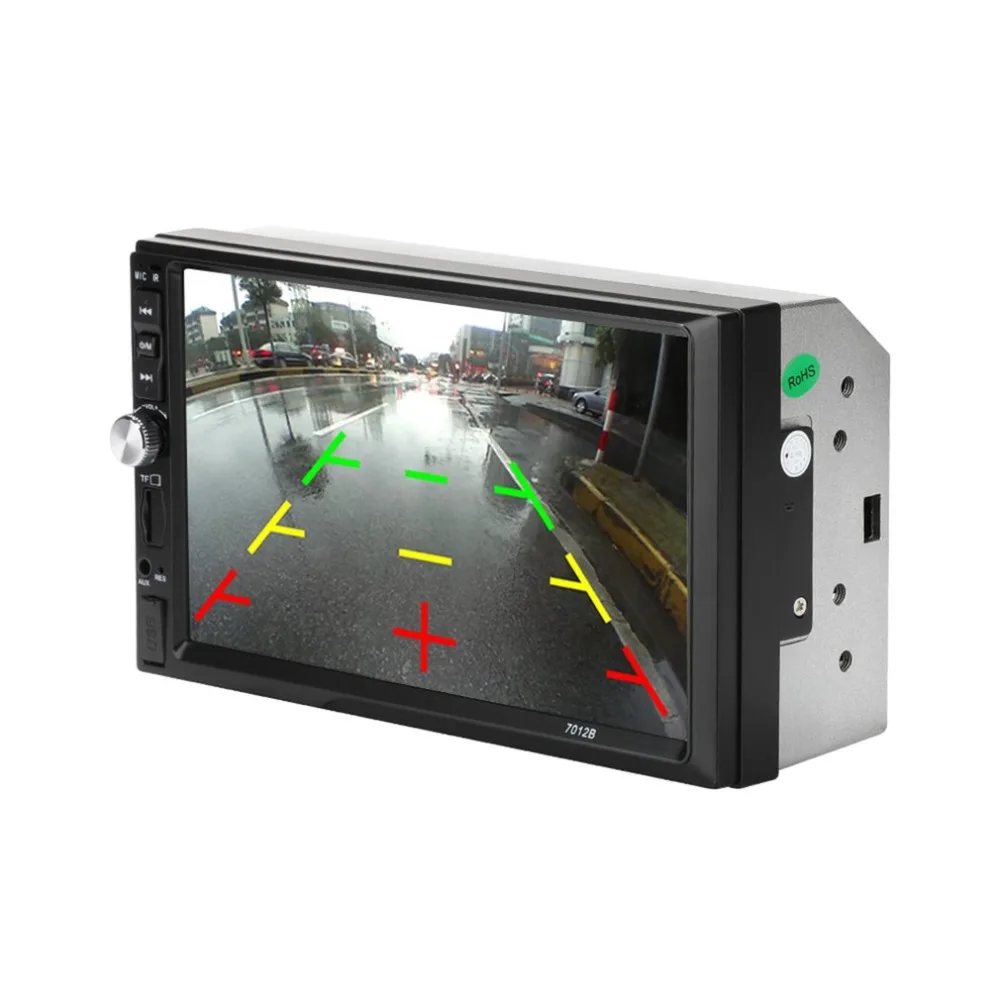 7 дюймовый двойной Din In Dash DVD Автомобильный дисплей MP5 Bluetooth Hands free сенсорный экран