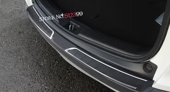 

Plastic Car Rear Trunk Outer Rear Bumper Protector Cover Trim for Honda CRV CR-V Fifth generation 2017 2018 2019 Car-Styling