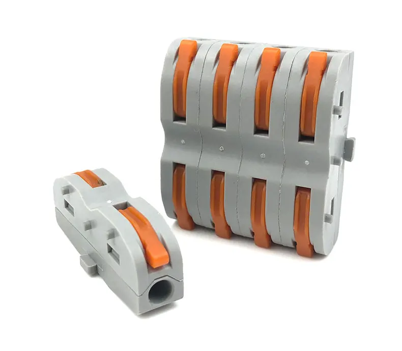 

10pcs Multi-function Wire Quick Connector Type PCT-212 32A 250V 4KV Waterproof BV VR 213 SPL-2 Push-In Terminal Block