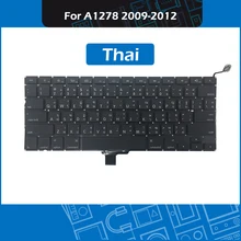 10pcs/Lot Laptop A1278 Replacement Keyboard Thai Layout for Macbook Pro 13″ Unibody Thailand Keyboard 2009-2012 Year