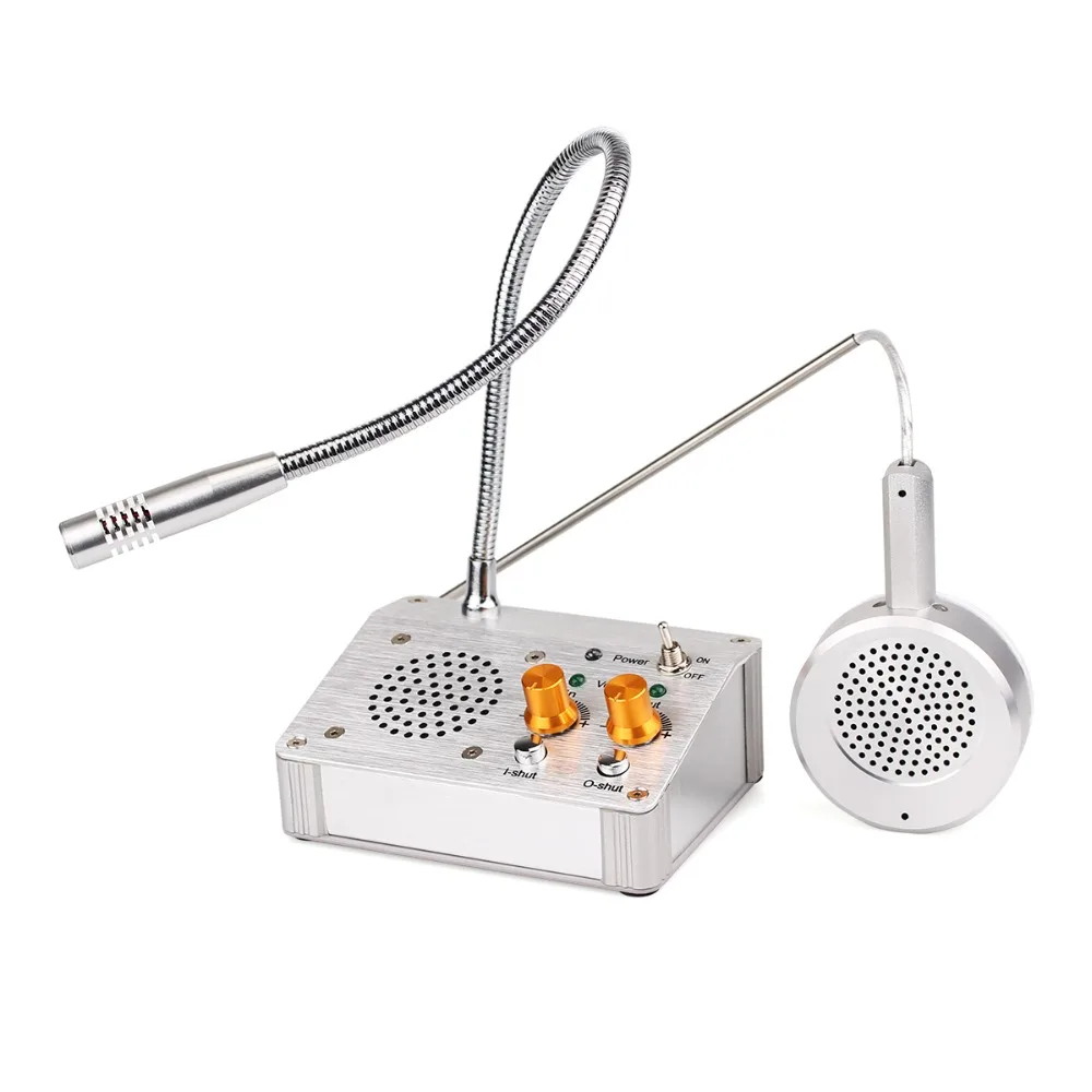 3W Digital Full Duplex Window Counter Intercom Interphone System For ...
