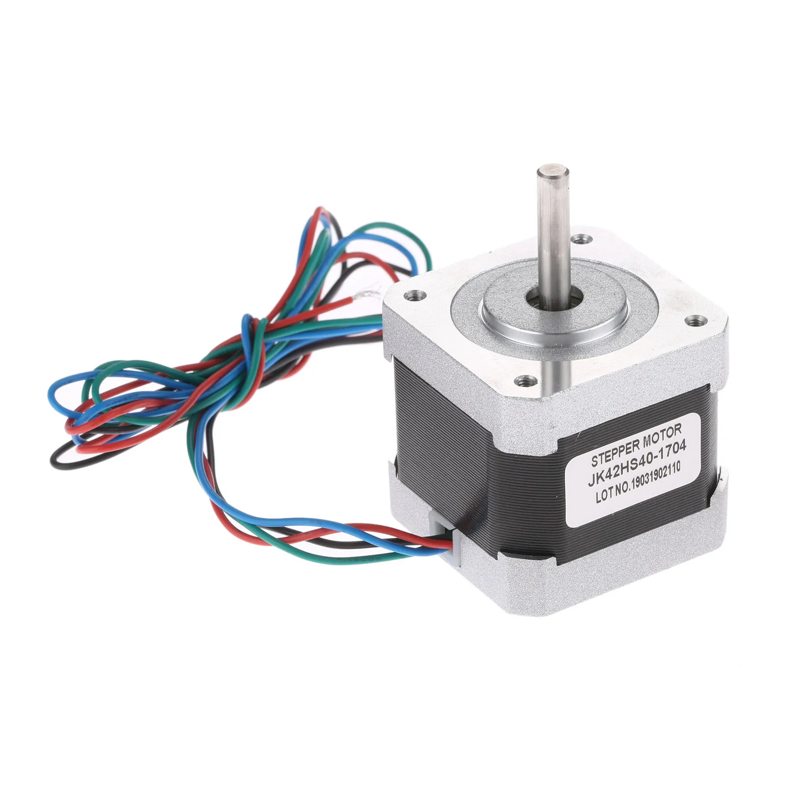 

Nema 17 40mm Hybird Stepper Motor 1.8Degree 2 Phase 1.7A 2.55V 4200g.cm 4 Leads Stepper Motor For CNC 3D Printers