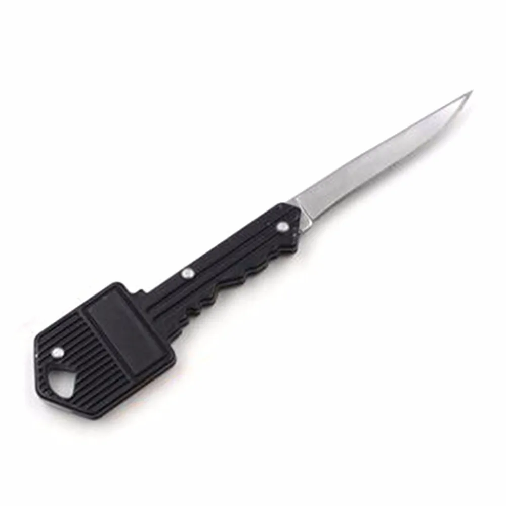 Multifunctional Outdoor Camping Hiking Tools Foldable Portable Size Mini Hunting Knife Survivcal Key Shape Knife Tools