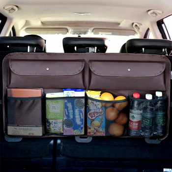 

Car Seat Back Hanging Bag Storage Multi Pocket Organizer Tote Protector For Kids Kick Mat Auto Universal Interior Accessories