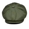 BOTVELA Newsboy Cap Men's Twill Cotton Eight Panel Hat Women's Baker Boy Caps Retro Big Large Hats Male Boina Green Beret 003 ► Photo 3/6