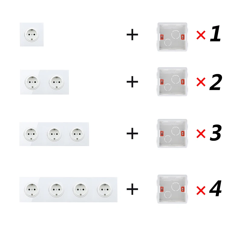 Minitiger EU Standard Wall Stainless Steel Panel Double Socket 16A Electrical Outlet Dual USB Smart Charging Port 5V 2A Output