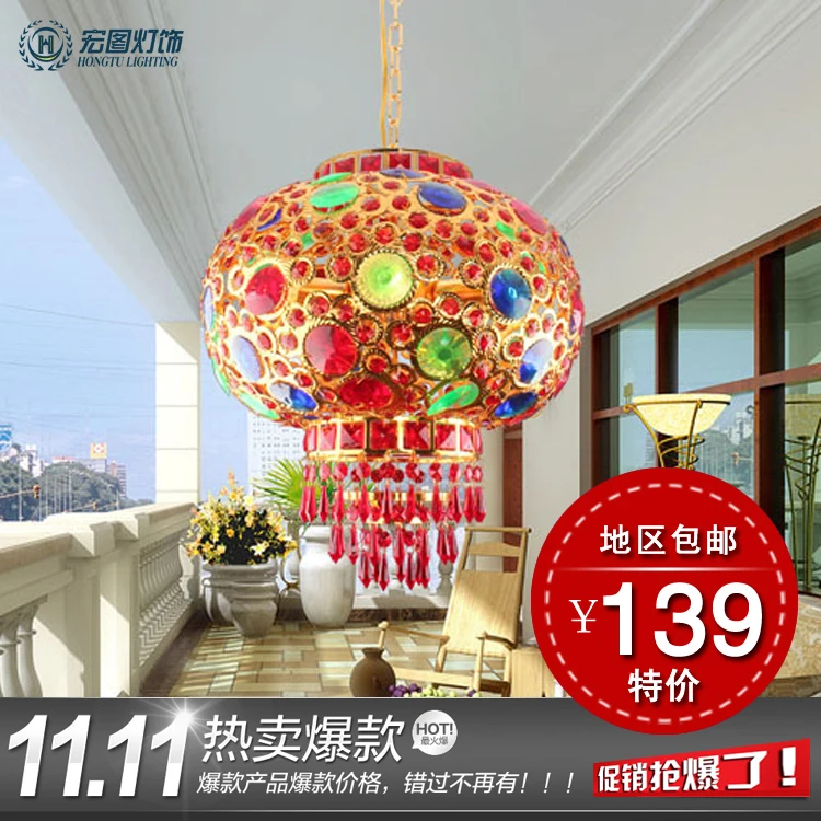 

new arrival Multicolour lantern rotating lamp technology balcony pendant light ceremonized lamps 8180 free shipping