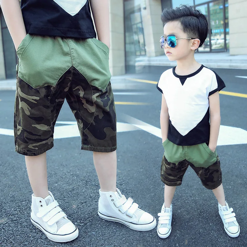 Baby Boy Clothes Kid Leisure Camouflage Shorts Summer Fashion Pantsin Shorts from Mother & Kids