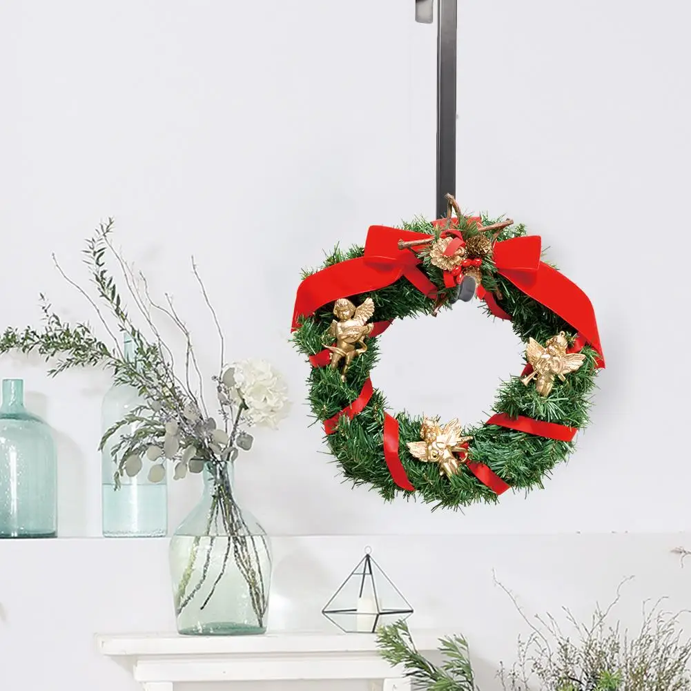 Us 8 54 12 Off Wreath Hanger Adjustable Wreath Hanger Hook For Front Door Hooks For Hanging Christmas Decorations In Hooks Rails From Home