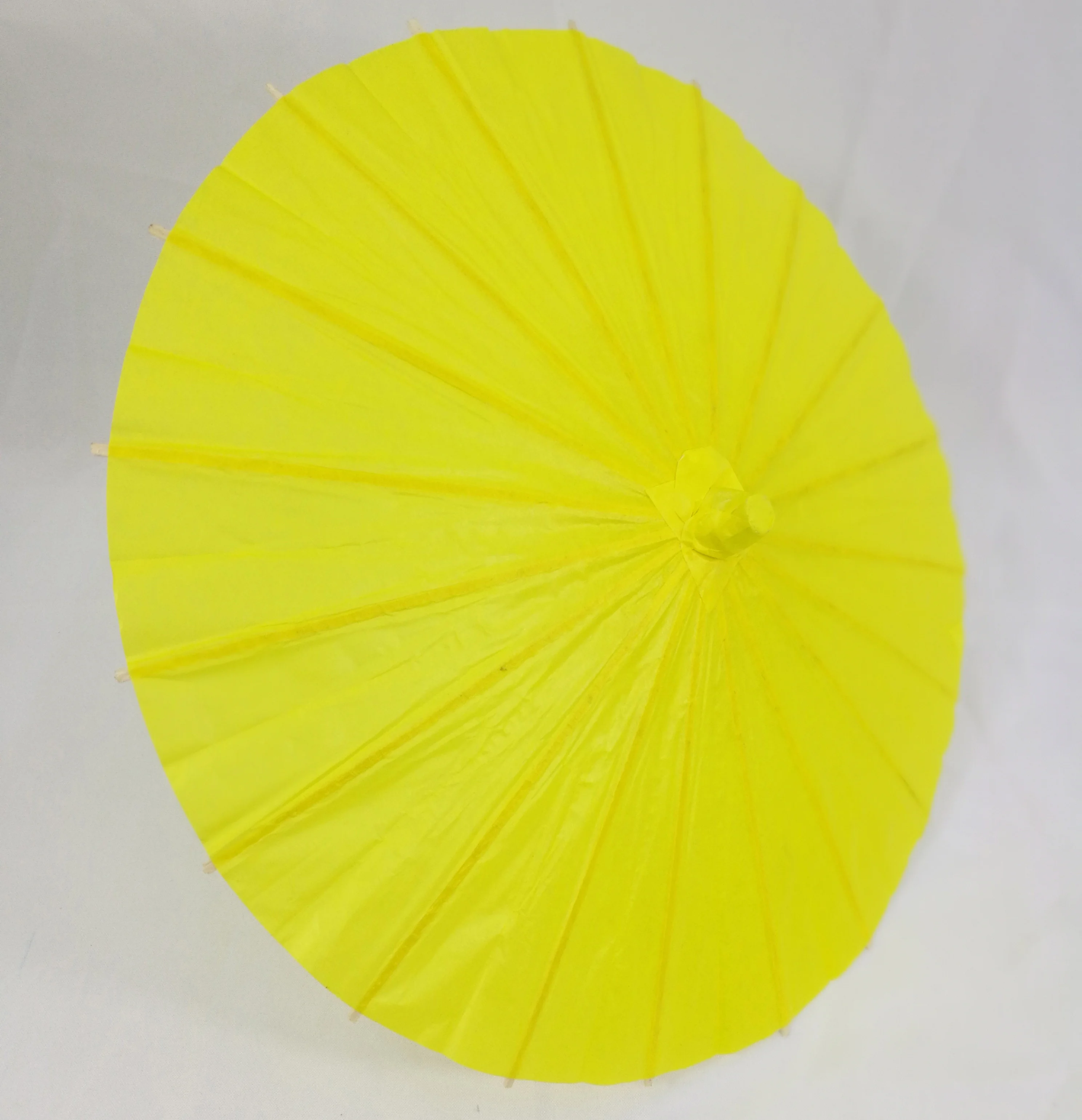 Горячая 40 см ручной работы цветной бумажный зонтик Китай традиционные детские картины Сделай Сам бумажный зонтик декоративное искусство и ремесла - Цвет: yellow