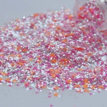 Новое поступление розовый треугольник оранжевый бабочка белый устойчив к растворителям блеск набор для нанесения лака для ногтей прямого производителя G410