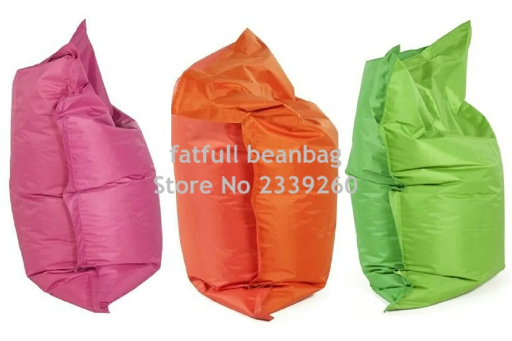 Golden color Polyester bean bag Cover only No Filler for adults waterproof outdoor indoor