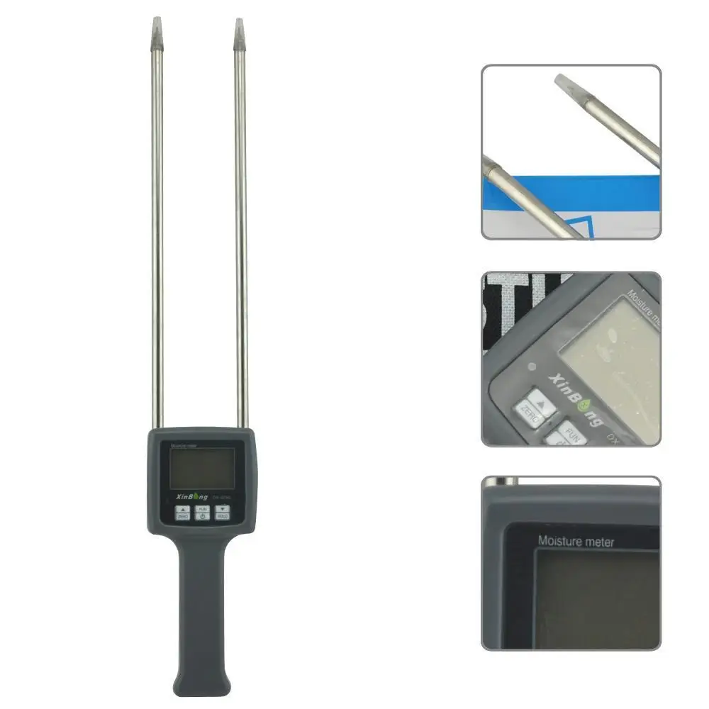 

Hygrometers High Grain Moisture Meter Barley Corn Rapeseed wheat 25 kinds tester DX-025G NEW humidity