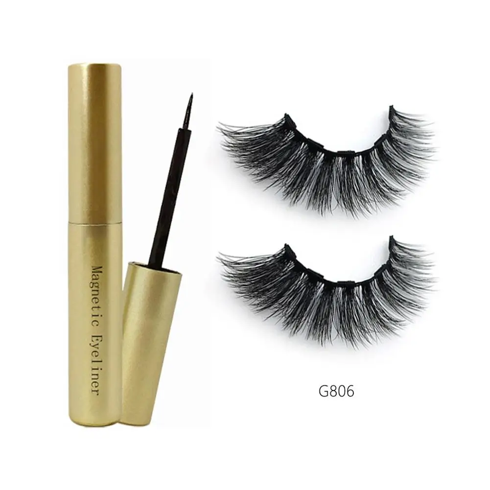 Magnetic Eyeliner Set with Magnetic False Eyelash Useful Makeup Comestic for Women Magnetic Eyeliner Set with Magnetic False Eyelash Useful Makeup Comestic for Women