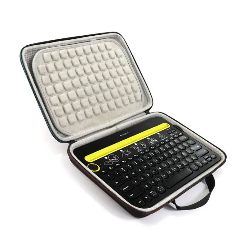  Portable Anti-shock Hard EVA Storage Bag Travel Carrying Case for Logitech K480 Wireless Bluetooth 