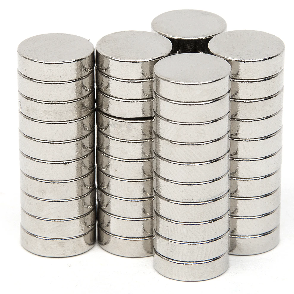 

50pcs Powerful Acoustic Field Speaker Diameter 9.9mm x 2.7mm Block N52 Rectangular Magnet Rare Earth Neodymium Permanent Magnet