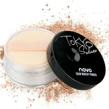 4 Colors Transparent Smooth Loose Powder Makeup Waterproof Finishing Powder Cosmetic With Puff For Face Finish Setting