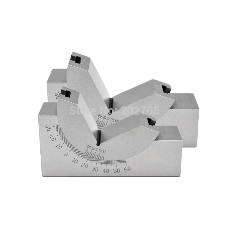 

AP30 Precision 0-60 degree angle plate,Angle block, angle gauge Adjustable Angle V Block Milling Setup 102 x 30 x 49MM