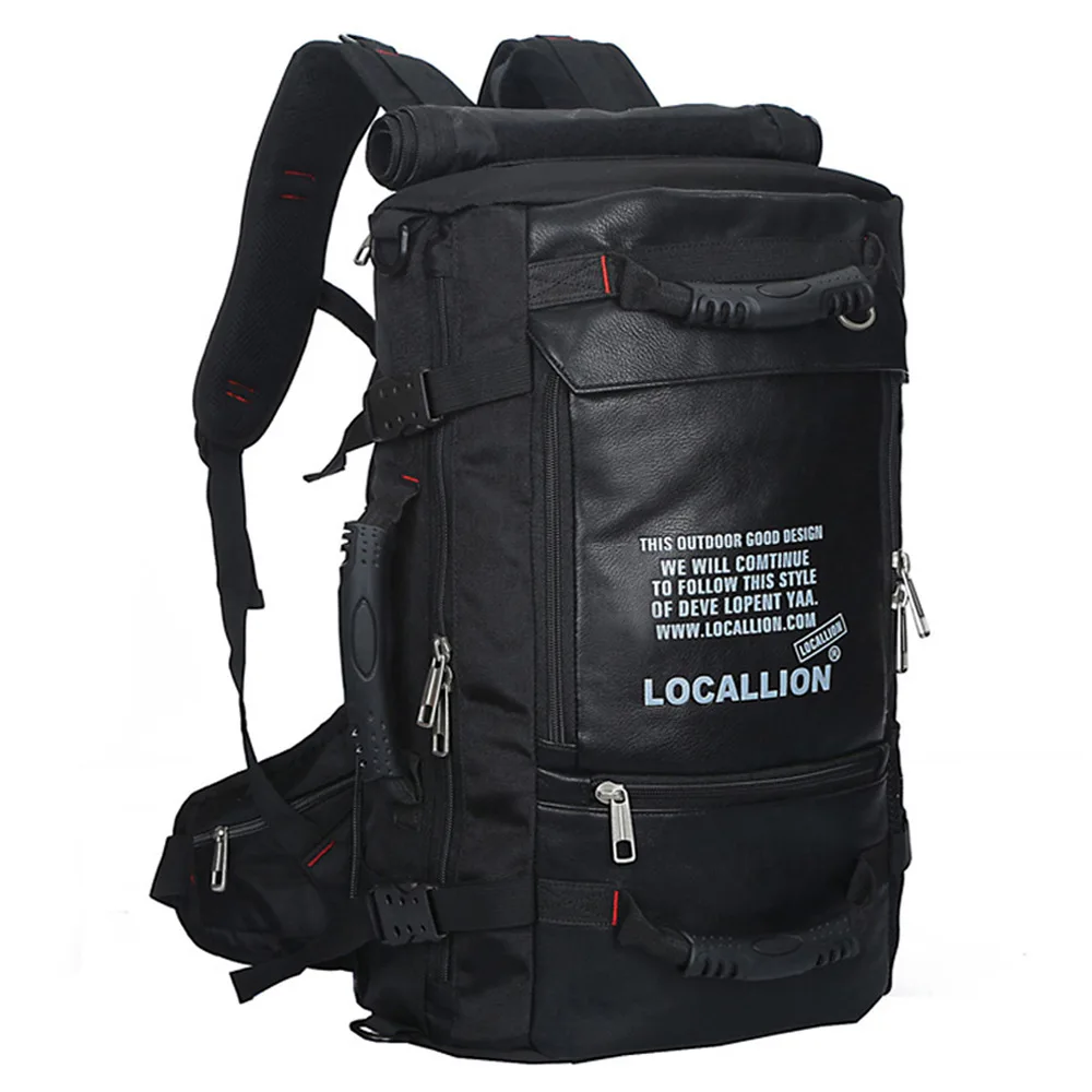 

LOCAL LION Hiking Backpack Waterproof Men's Outdoor Sports Bag Rucksack Travel Camping Backpack Multifunctional Hiking Bag 45L