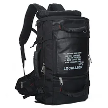 LOCAL LION Hiking Backpack Waterproof Men’s Outdoor Sports Bag Rucksack Travel Camping Backpack Multifunctional Hiking Bag 45L
