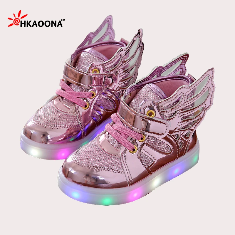 Buy Fashion Children's Shoes With Wings Will Shine