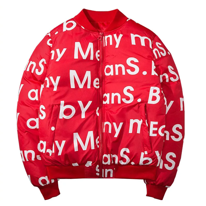 

MORUANCLE Fashion Mens Flight Bomber Jackets Thick Warm Pilot Varsity Baseball Jacket Outerwear Male Windbreaker Letter Printed