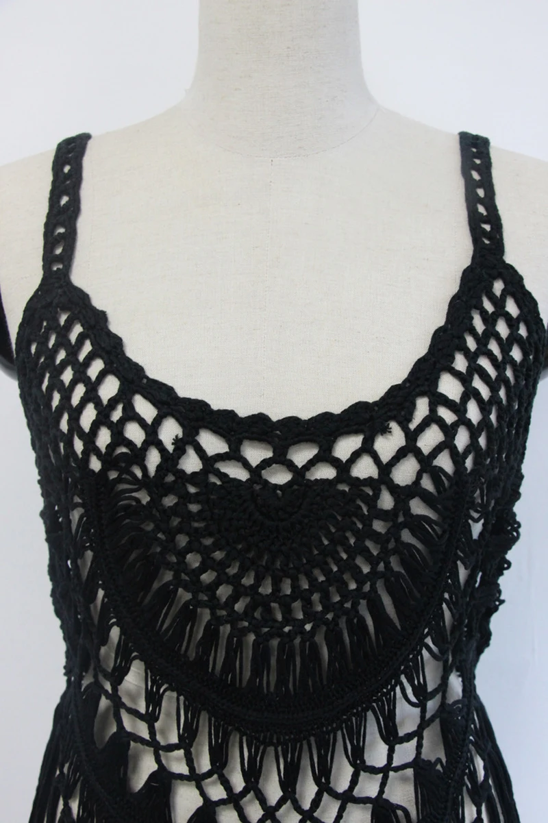 

Summer Bikini Crochet Cover Up Cover Up Beach Dress Bathing Suit Women Knitted Swimwear BHD2