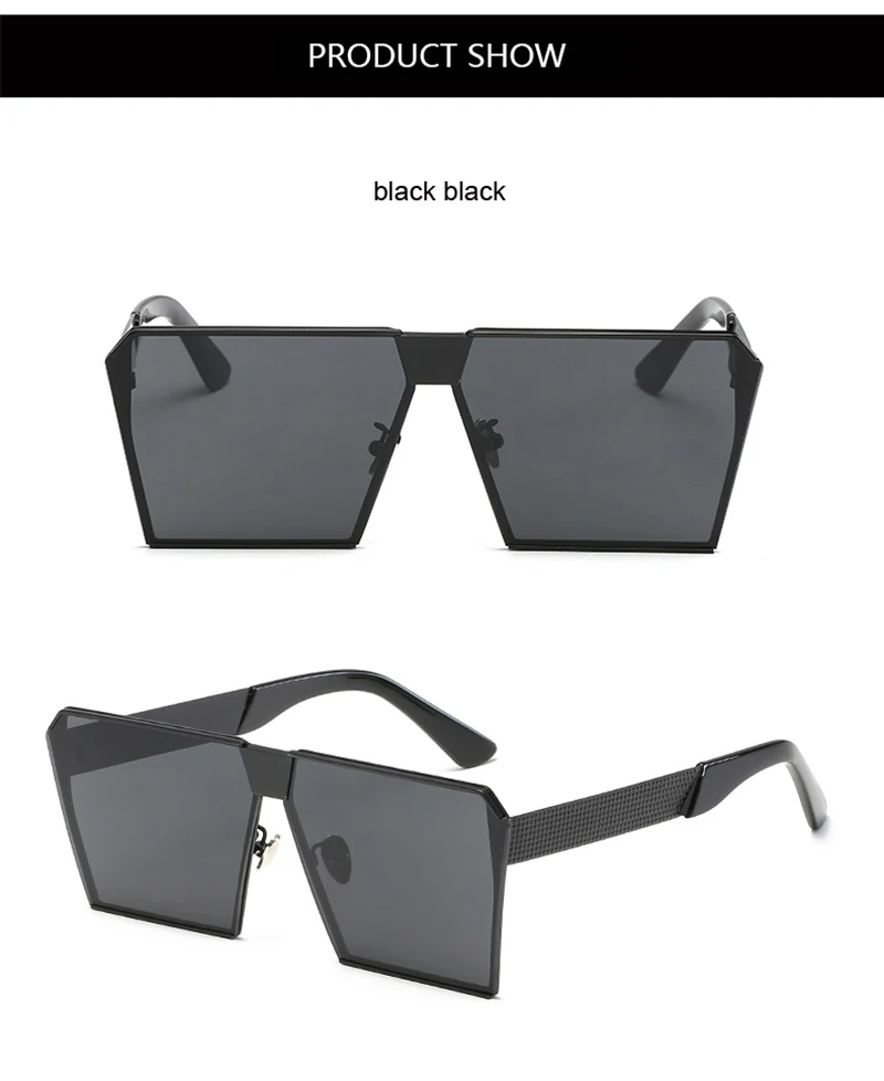 Модные брендовые дизайнерские Квадратные Солнцезащитные очки с плоскими линзами, зеркальные женские солнцезащитные очки, мужские хип-хоп негабаритные женские очки, мужские FDA UV400